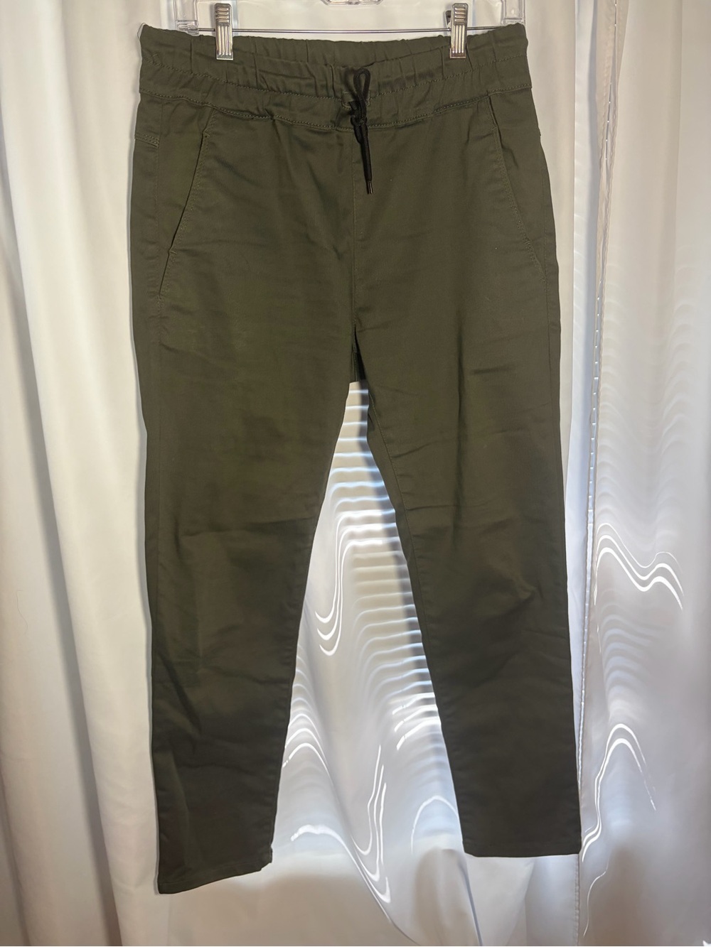FLOG Olive Green Cotton Drawstring Pants size 30